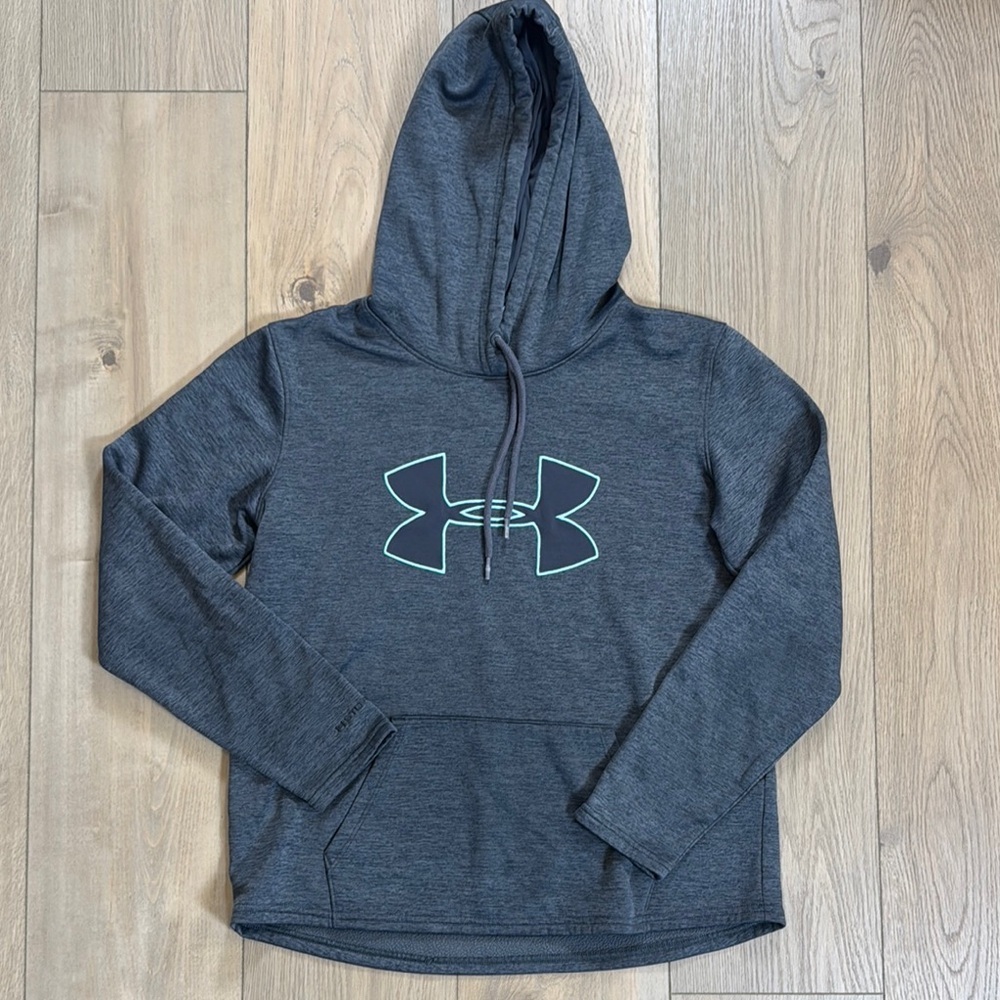 Under Armour Storm Gray and Teal Women’s Hoodie